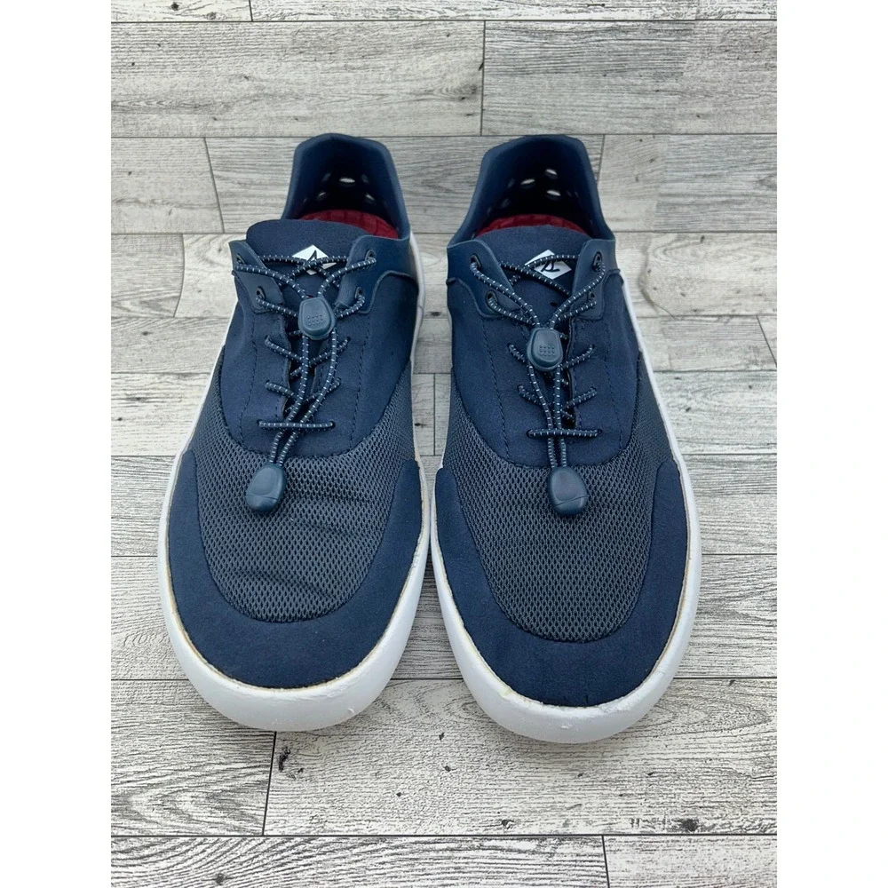 Sperry 7 SEAS 3-Eye Men Navy Blue Water Resistant Boat Shoes STS17592 Size 9